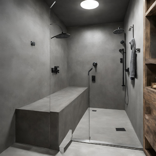 MICROCEMENT | Countertop, floor and shower kit