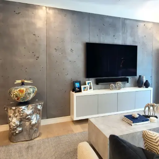 Peau de Béton | metal finish